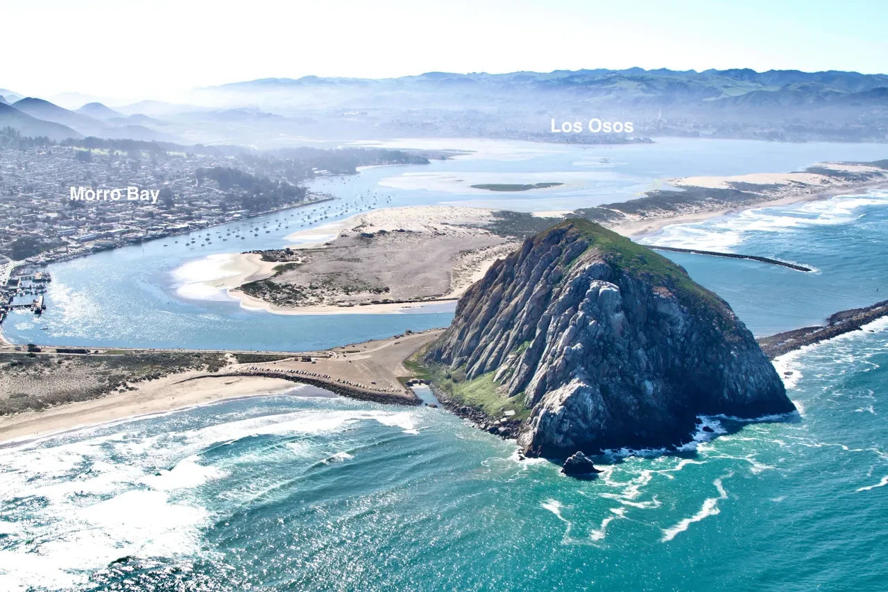 Morro Bay harbor with Morro Rock — Oceanside International Real Estate